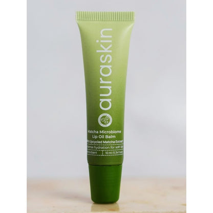 Auraskin Matcha Microbiome Lip Oil Balm 10ml