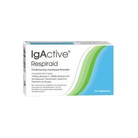 IgActive Respiraid Συμπλήρωμα για την Ενίσχυση του Ανοσοποιητικού 10 κάψουλες