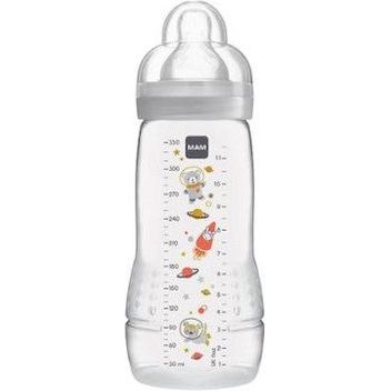 Mam Πλαστικό Μπιμπερό Easy Active με Θηλή Σιλικόνης 330ml για 4+ μηνών