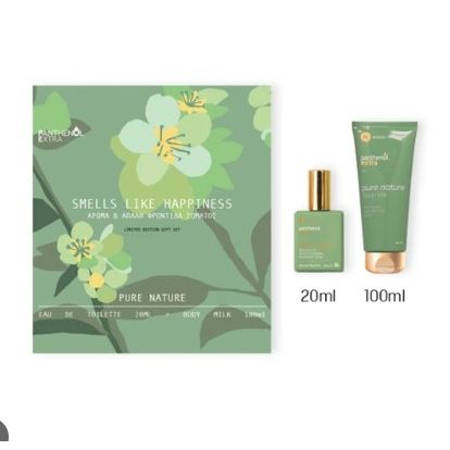 Panthenol extra Pure Nature promo eau de toilette 20ml με Body Lotion 100ml