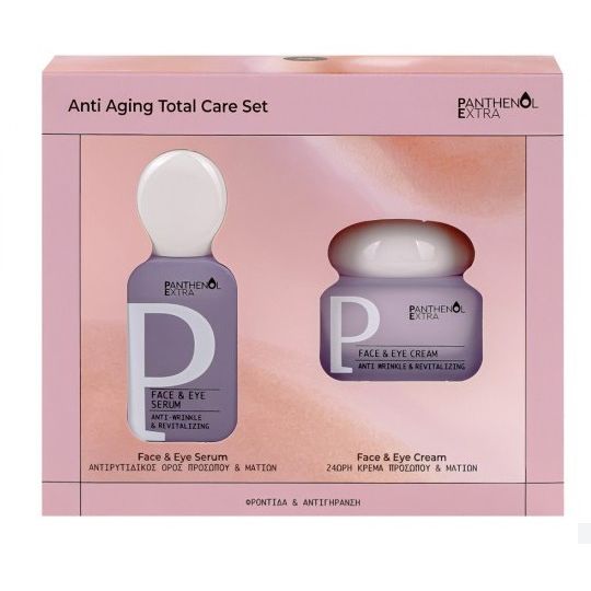 Panthenol Extra Anti Aging Total Care Σετ Περιποίησης για Αντιγήρανση & Ενυδάτωση 2τμχ