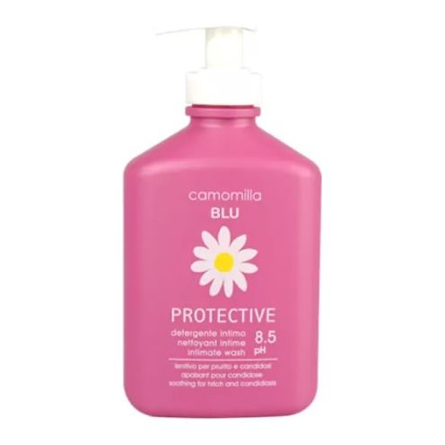 Camomilla Blu Intimate Wash Protective Ph 8.5 Antibacterial Cleansing Liquid for the Sensitive Area 300ml