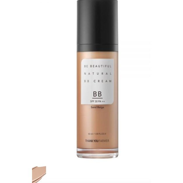 Благодаря ти, фермере Β Beautiful Natural BB крем пясъчно бежов SPF30 PA++, 40 мл
