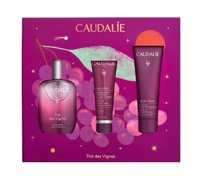 Caudalie Xmas PROMO The des Vignes Fresh Fragrance Γυναικείο Άρωμα 50ml & Hand & Nail Repairing Cream Επανορθωτική Κρέμα Χεριών 30ml & Shower Gel Ενυδατικό Αφρόλουτρο Σώματος 50ml