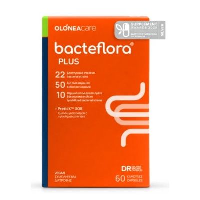 Olonea Bacteflora Plus, Προβιοτικά-Πρεβιοτικά με Ενισχυμένη Σύνθεση 60caps