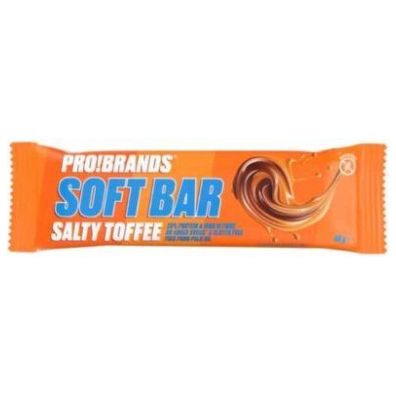 Pro! Brands Protein Soft Bar Salty Toffee Μπάρα Πρωτεΐνης με Καραμέλα & Επικάλυψη Σοκολάτας, 40gr