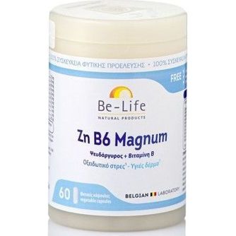 Be-Life Zn B6 Magnum 60 φυτικές κάψουλες