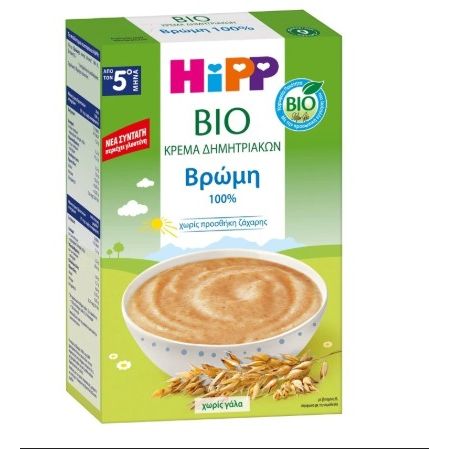 Hipp Organic Baby Cream Without Milk with Oats No Added Sugar 200gr for 4+ Months