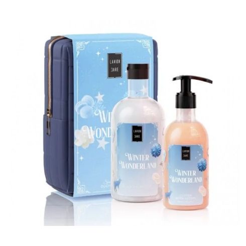 Lavish Care Winter Wonderland Christmas Set, Αφρόλουτρο 500ml & Κρέμα Σώματος 300ml, 1σετ