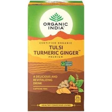 Organic India Τσάι Turmeric Ginger 25 Φακελάκια