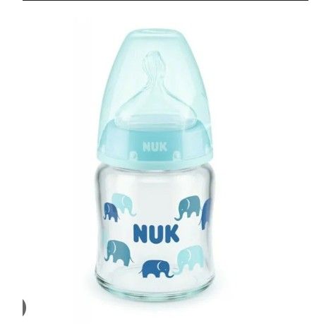 Nuk First Choice Γυάλινο Μπιμπερό 0-6m 120ml