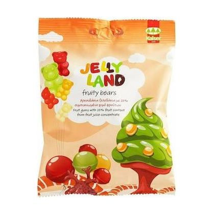 Kaiser 1889 Ζελεδάκια Jelly Land με Γεύση Λεμόνι / Passionfruit / Πορτοκάλι / Βατόμουρο / Ανανάς / Κεράσι 100gr