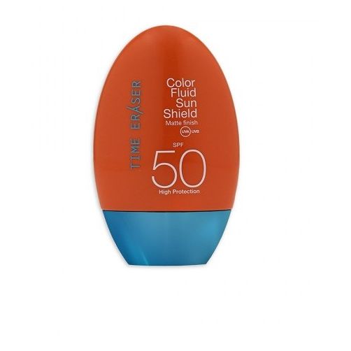 Time Eraser Color Αντηλιακή Λοσιόν Προσώπου SPF50 με Χρώμα 50ml