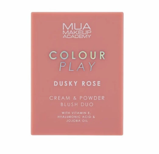 MUA Colour Play Cream & Powder Blush Duo Color —  Dusky Rose