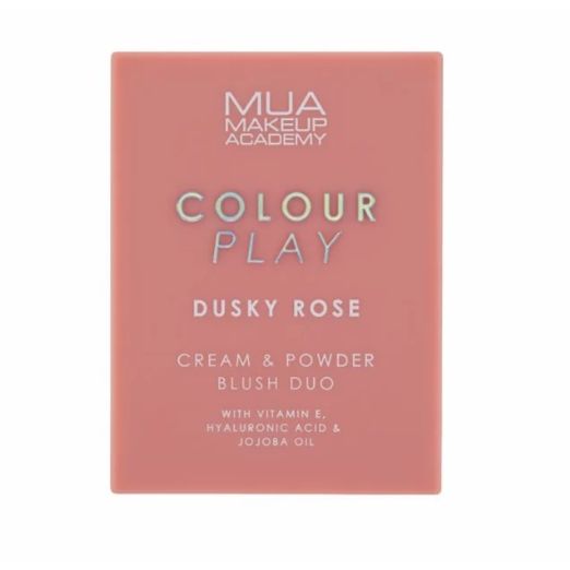 MUA Colour Play Cream & Powder Blush Duo Color —  Dusky Rose