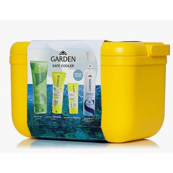 Garden PROMO Safe Cooler με 4 προϊόντα προστασίας από τον ήλιο σε Ψυγειάκι Παραλίας