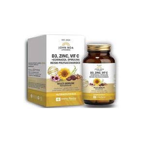 John Noa Liposomal D3, Zinc, Vit C+Echinacea, Spirulina, Reishi Polysaccharides