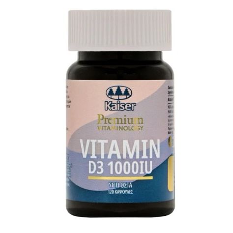 Kaiser Premium Vitamin D3 1000iu 120 κάψουλες