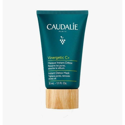 Caudalie Instant Detox Μάσκα Ομορφιάς Προσώπου για Καθαρισμό / Σύσφιξη / Αποτοξίνωση / Λάμψη Με Άργιλο 35ml