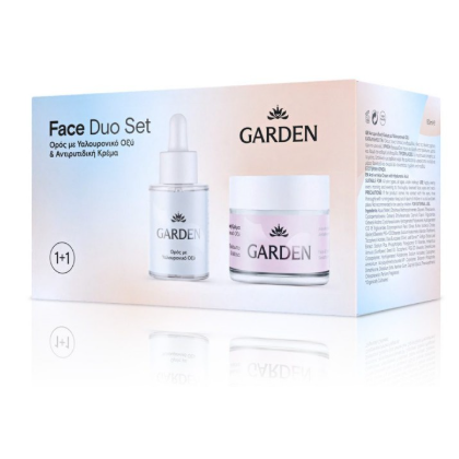 Garden Face Duo Set No4 Anti-wrinkle Cream 50ml + Serum Hyaluronic Acid 30ml 1+1