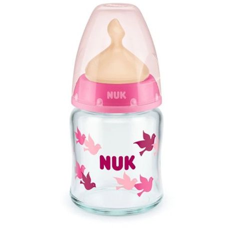 Nuk First Choice Γυάλινο Μπιμπερό 0-6m 120ml