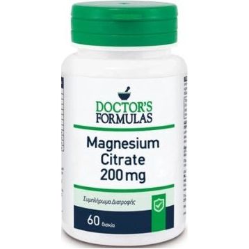 Doctor's Formulas Magnesium Citrate 200mg 60 ταμπλέτες