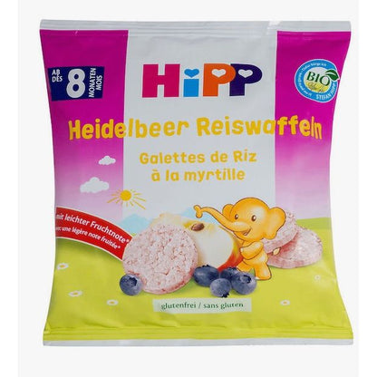 HIPP Organic Apple Rice Cakes for Children from 8m+ (15pcs) 30gr