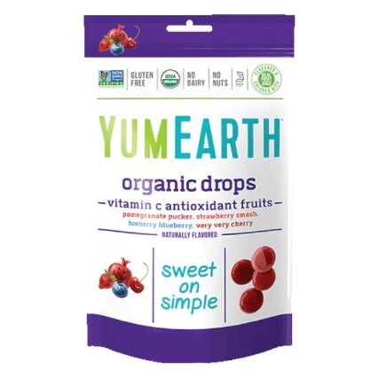 YumEarth Βιολογικές Καραμέλες Φρούτων με Βιταμίνη C 93.5gr