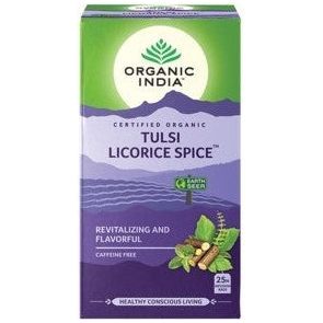 Organic India Τσάι 25 Φακελάκια με Άρωμα Licorice Spice