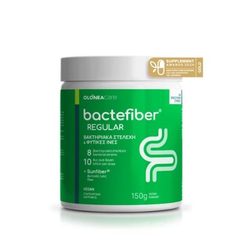 Olonea Bactefiber Regular, Για τη Δυσκοιλιότητα με Προβιοτικά και Φυτικές Ίνες 150gr