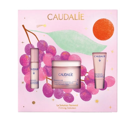 Caudalie Xmas PROMO Resveratrol Lift Firming Serum Αντιρυτιδικός Ορός Προσώπου 10ml & Firming Cashmere Cream Αντιρυτιδική Κρέμα Προσώπου & Λαιμού 50ml & Firming Eye Gel Cream Αντιρυτιδική Κρέμα-Τζελ Ματιών & Ανόρθωση Βλεφάρων 5ml