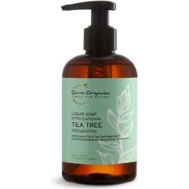 Sirra Organics Υγρό Σάπουνι Πρόσωπο Σώμα Τεϊόδεντρο 250ml
