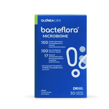 Olonea Bacteflora Microbiome με Προβιοτικά και Πρεβιοτικά Συμβιωτικό Νέας Γενιάς 30caps