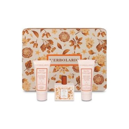 L' Erbolario Berries Flowers- Wood Beauty Secrets TRIO, Shower Gel 250ml & Fluid Body Cream 200ml & Perfume 50ml