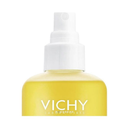 Vichy Capital Soleil Соларна защитна вода с хиалуронова киселина водоустойчив слънцезащитен лосион за тяло SPF50 в спрей 200 мл