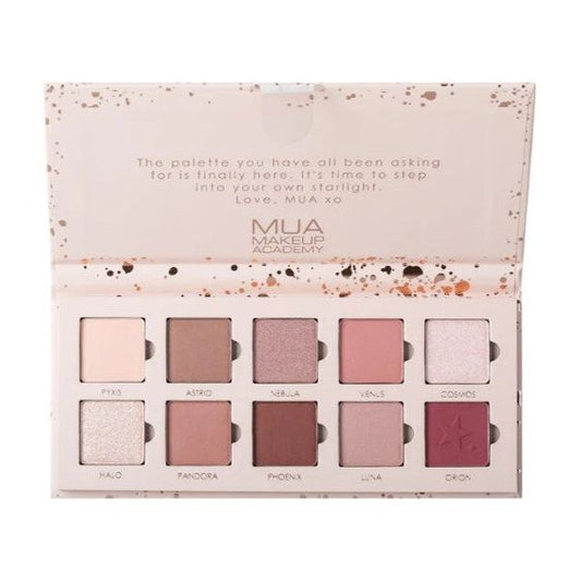 MUA GREECE STARLIGHT 10 SHADE EYE PALETTE