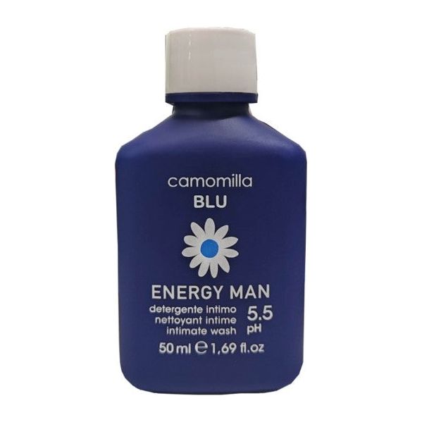 CAMOMILLA BLU Energy Man Intimate Wash Cleansing Lotion for the Sensitive Area of ​​Men ph5.5 50ml