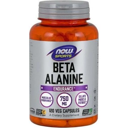 Now Foods Beta Alanine 750mg 120 κάψουλες