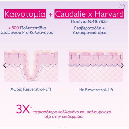 Caudalie Resveratrol-Lift стягащ нощен крем, пълнител 50 мл