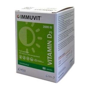 Leriva Immuvit Vitamin D3 2000IU x 60 Caps