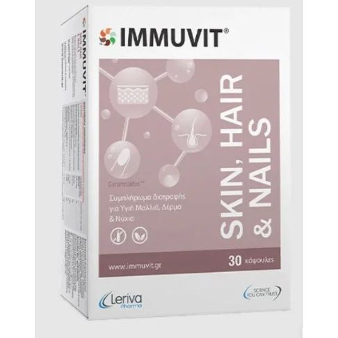 Leriva Immuvit Skin, Hair & Nails, 30caps