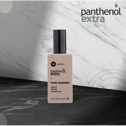 Panthenol Extra Men Promo Path of Shadow με Dark Shadows 3in1 Cleanser Ανδρικό Σαμπουάν-Αφρόλουτρο, 200ml & Dark Shadows Eau De Toilette Ανδρικό Άρωμα, 50ml, 1σετ
