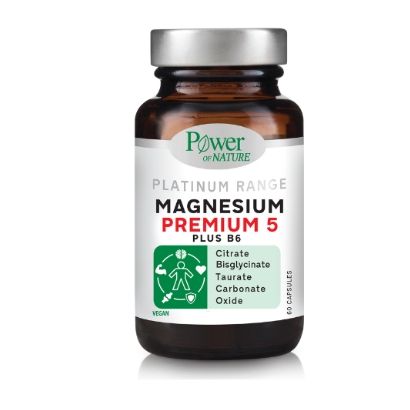 Силата на природата Platinum Range Magnesium Premium 5 60 капсули 