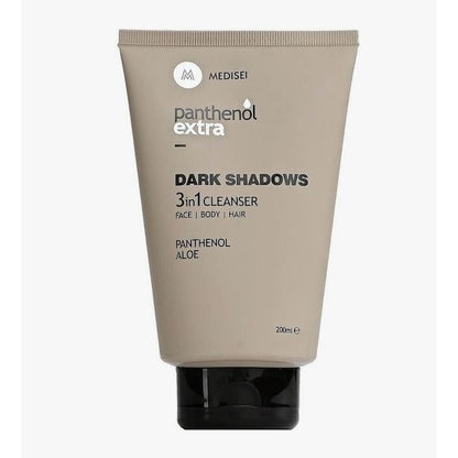 Panthenol Extra Men Promo Path of Shadow με Dark Shadows 3in1 Cleanser Ανδρικό Σαμπουάν-Αφρόλουτρο, 200ml & Dark Shadows Eau De Toilette Ανδρικό Άρωμα, 50ml, 1σετ
