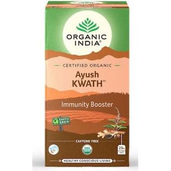 Organic India Τσάι 25 Φακελάκια με Άρωμα Ayush Kwath