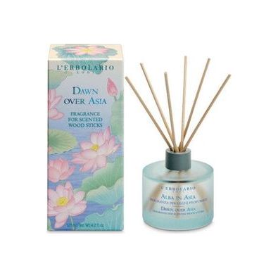 L' Erbolario Alba in Asia for Scented Wood Sticks, Room Fragrance 125ml 