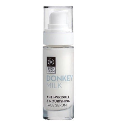 Bodyfarm Donkey Milk Anti-Wrinkle & Nourishing Face Serum 30ml (Αντιρυτιδικός & Θρεπτικός Ορός Προσώπου με Γάλα Γαϊδούρας)