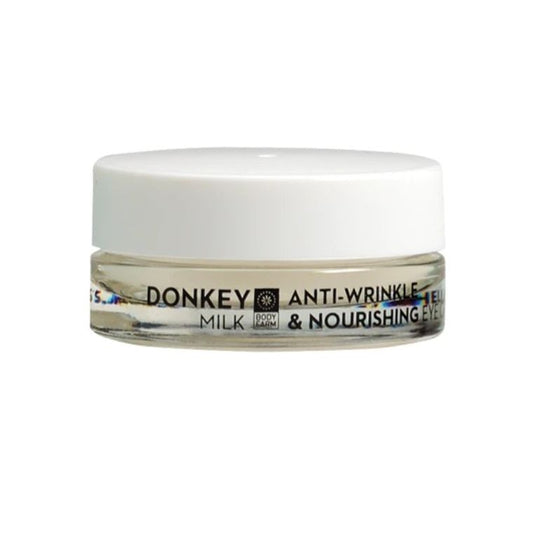 Bodyfarm Donkey Milk Anti-Wrinkle & Nourishing Eye Cream 15ml (Αντιρυτιδική & Θρεπτική Κρέμα Ματιών με Γάλα Γαϊδούρας)