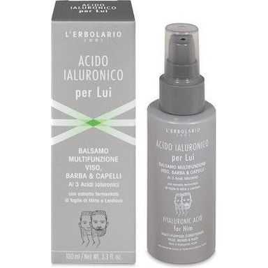 L'ERBOLARIO HYALURONIC ACID FOR HIM MULTI-PROPOSE CONDITIONER FACE,BEARD&amp;HAIR 