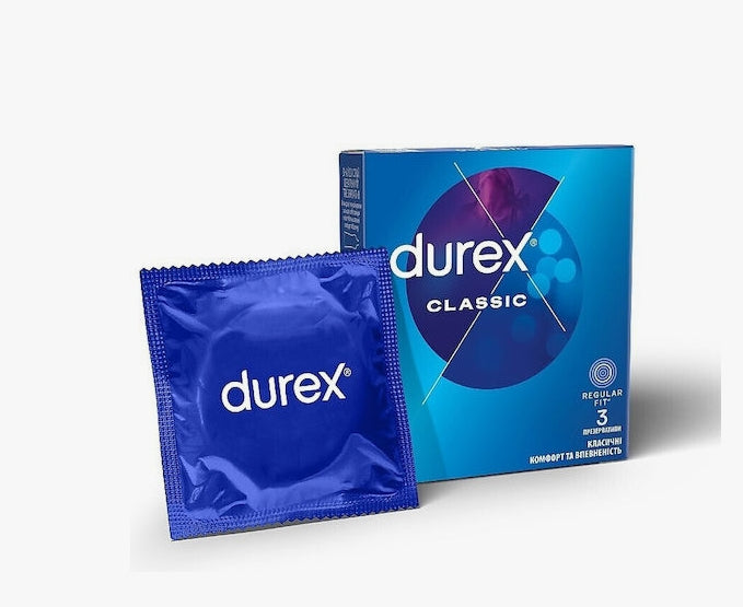 Durex Προφυλακτικά Classic 3τμχ 56mm Natural